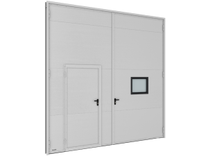 Распашные гаражные ворота SG-SS 2200x2000