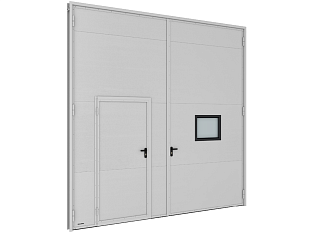 Распашные гаражные ворота SG-SS 3500x5000