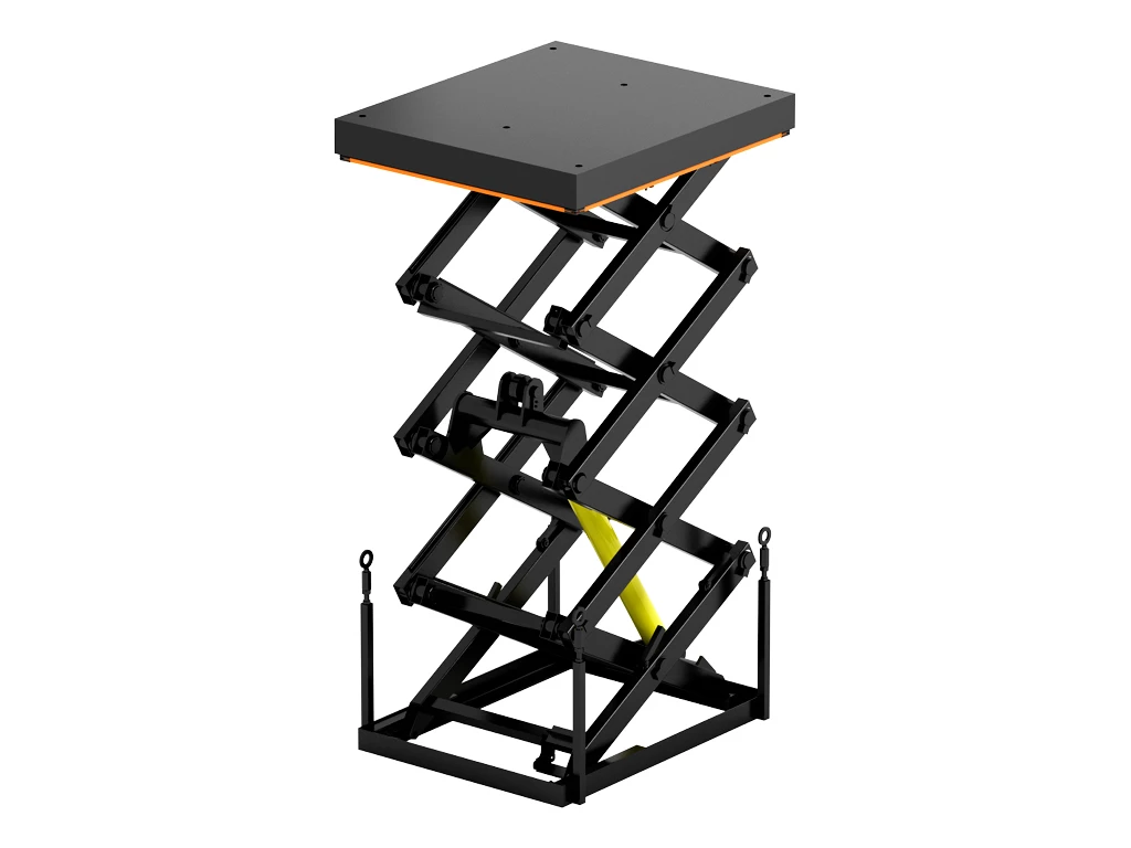 Стол подъемный с четырьмя парами ножниц серии 4LT 