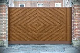 Уличные откатные ворота Premium, 2900х2100
