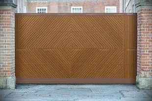 Уличные откатные ворота Premium, 3000х2000